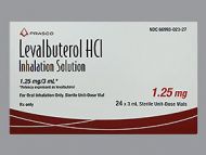 LEVALBUTEROL 1.25 MG-3 ML INH VL 3 ML (24/BX)