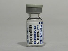 DIPHENHYDRAMINE 50MG/ML 1ML (25/BX)