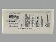 KETOROLAC TRO 30 MG/ML (25/BX)