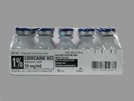 LIDOCAINE HCL MDV 1% 20ML (25/BX)