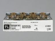 LIDOCAINE HCL VL PF 1% 30ML (25/BX)