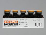 FUROSEMIDE 40MG/4ML (25/BX)