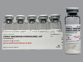 VANCOMYCIN 1GM FTV (10/BX)