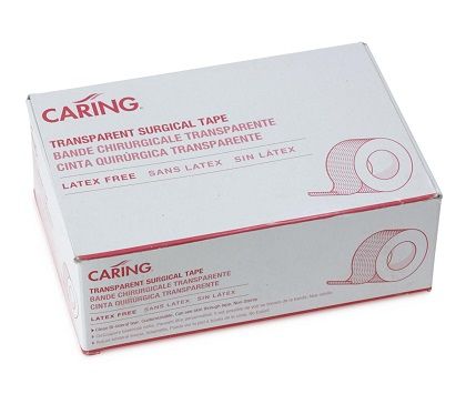 Caring Transparent Adhesive Tape 1"X10YD, LF