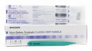 McKesson Scalpel NonSafety Size 10 Stainless Steel / Plastic Classic Grip Handle Sterile Disposable