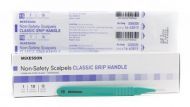 McKesson Scalpel NonSafety Size 15 Stainless Steel / Plastic Classic Grip Handle Sterile Disposable