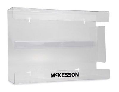 Glove Box Holder McKesson Horizontal or Vertical Mount 3-Box Clear 3-1/8 X 10-1/4 X 15-1/4 Inch Plastic