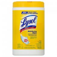 Surface Disinfectant Cleaner Lysol® Premoistened Wipe 110 Count Canister Manual Pull Citrus Scent