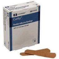 Adhesive Strip Curity™ .75 X 3 Inch Fabric Rectangle Tan Sterile
