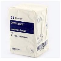 Gauze Sponge Dermacea™ Cotton 8-Ply 4 X 4 Inch Square NonSterile