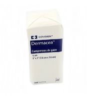 Gauze Sponge Dermacea™ Cotton Gauze 12-Ply 3 X 3 Inch Square NonSterile