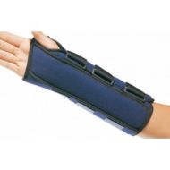 Wrist and Forearm Splint Select® Right Wrist / Arm Blue / Black Universal