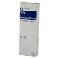 Adhesive Dressing Telfa™ 4 X 14 Inch Nonwoven Rectangle White Sterile