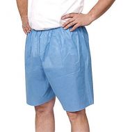 Exam Shorts Tidi® Large Blue SMS NonWoven Fabric Adult Disposable