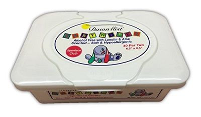 Baby Wipe Dawn Mist® Tub Aloe Unscented 80 Count