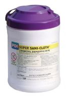 Surface Disinfectant Super Sani-Cloth® Premoistened Wipe 160 Count Canister Manual Pull Alcohol Scent