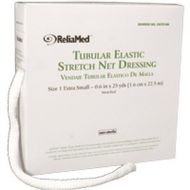 Non-Sterile Latex Tubular Elastic Stretch Net Dressing for Finger, Toe and Wrist, XS 5-3/8" x 25 yds