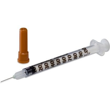 Tuberculin Syringe with Needle Monoject™ 1 mL 25 Gauge 5/8 Inch Detachable Needle Without Safety