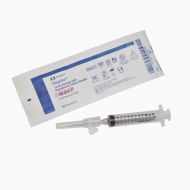 Syringe with Hypodermic Needle Monoject™ Magellan™ 12 mL 22 Gauge 1-1/2 Inch Attached Needle Sliding Safety Needle